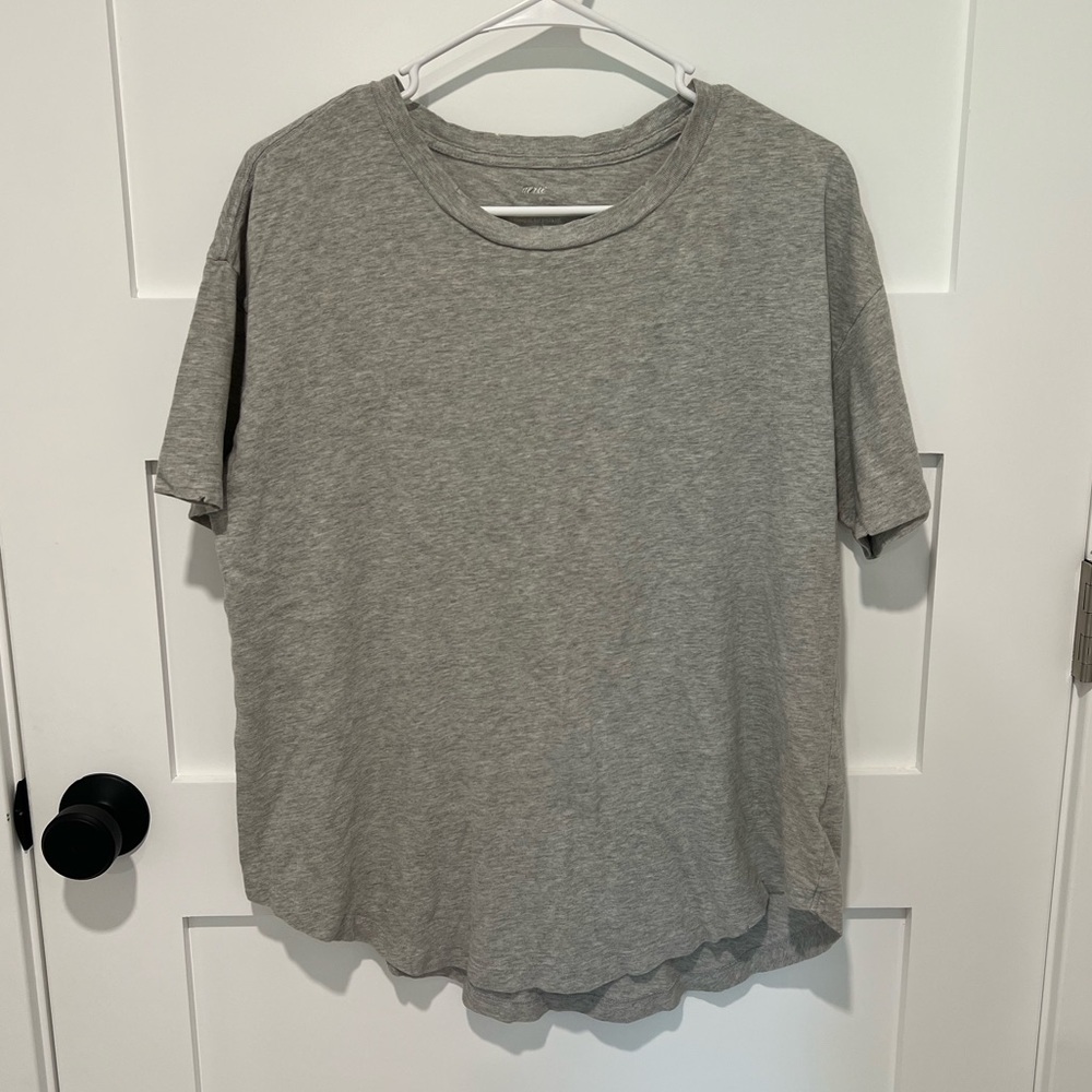 Aerie oversized distressed shirt
